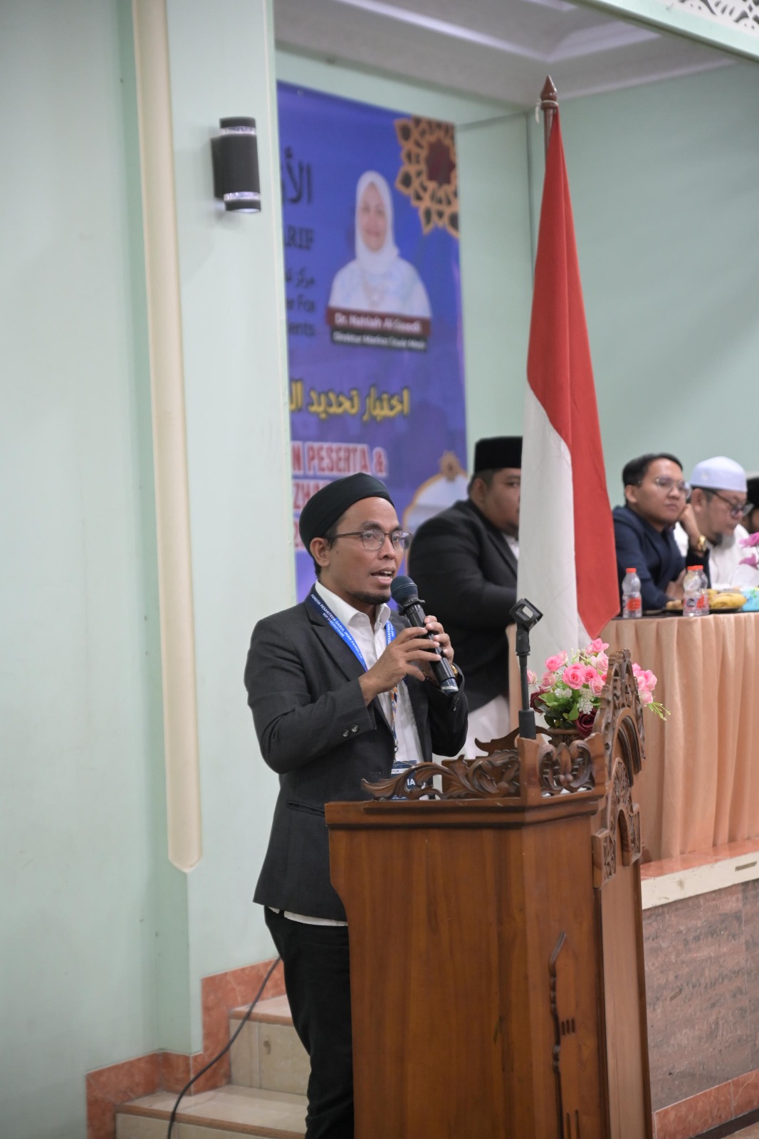 KH Gaffar Hisam Nuruddin, M.Hum memberikan pembekalan dan arahan kepada para peserta Ujian Tahdid Mustawa Gelombang IV Tahun 2026
